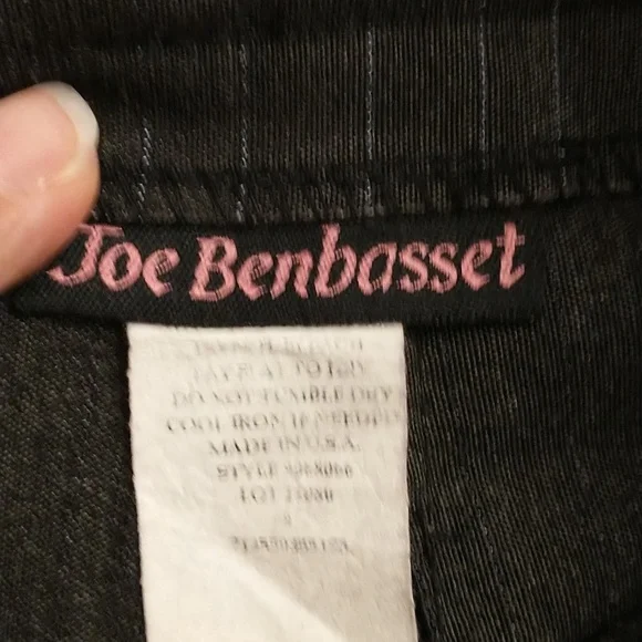 Joe Benbasset Grey Pinstripe Skirt size 9 - Picture 7 of 7